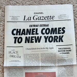 Chanel La Gazette newspaper
